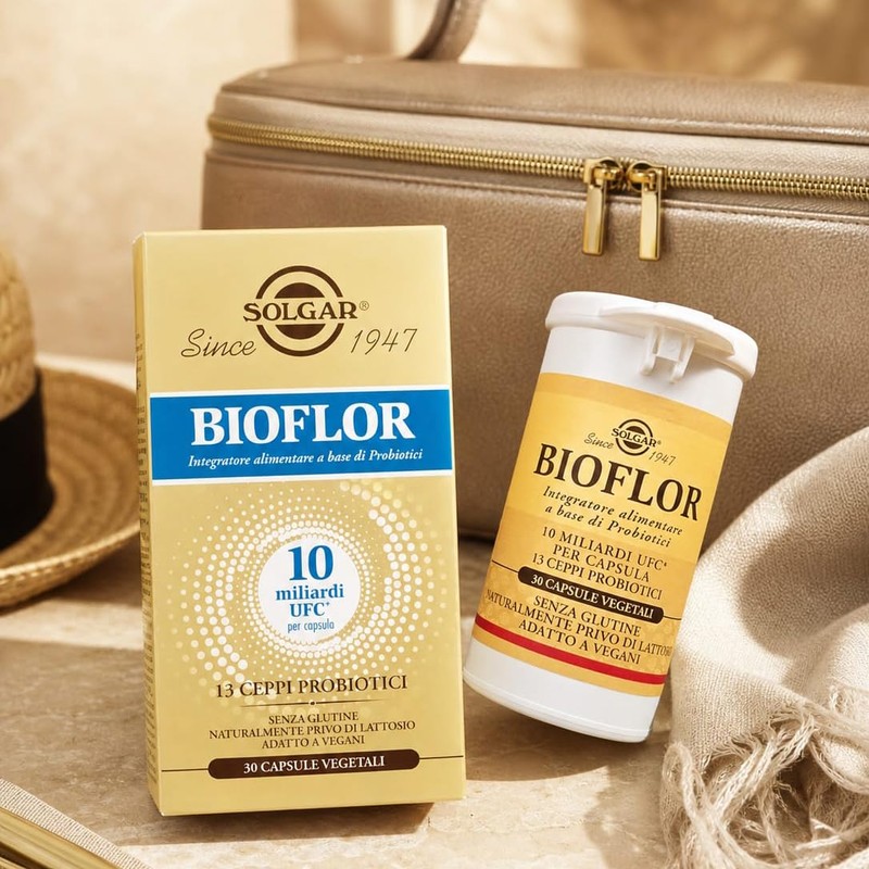 Solgar® Bioflor – Probiotici 13 Ceppi – Integratore Alimentare con