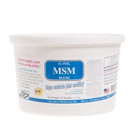 SU-PER MSM Blend Horse Joint Supplement - Helps Maintain Joint Mobility and Flexibility in Horses - 2.5 Pounds, (2 Pack)