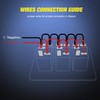Nilight 3 Gang Rocker Switch Panel Aluminum 5 Pin ON