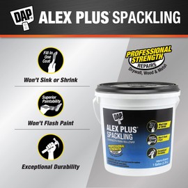 DAP 18747 Alex Plus Gallon Spackling, 1 Gallon, White