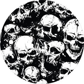 Kustom Cycle Parts Aftermarket Skulls Points/Timing Cover Fits Harley (M8 Motor 2016 to Current)