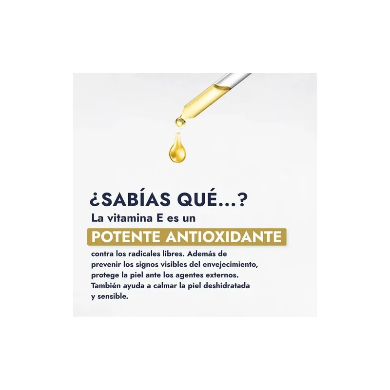 Vitamina E Hebbe Cosmetics Aceite Antioxidante 50g Cabello y Piel