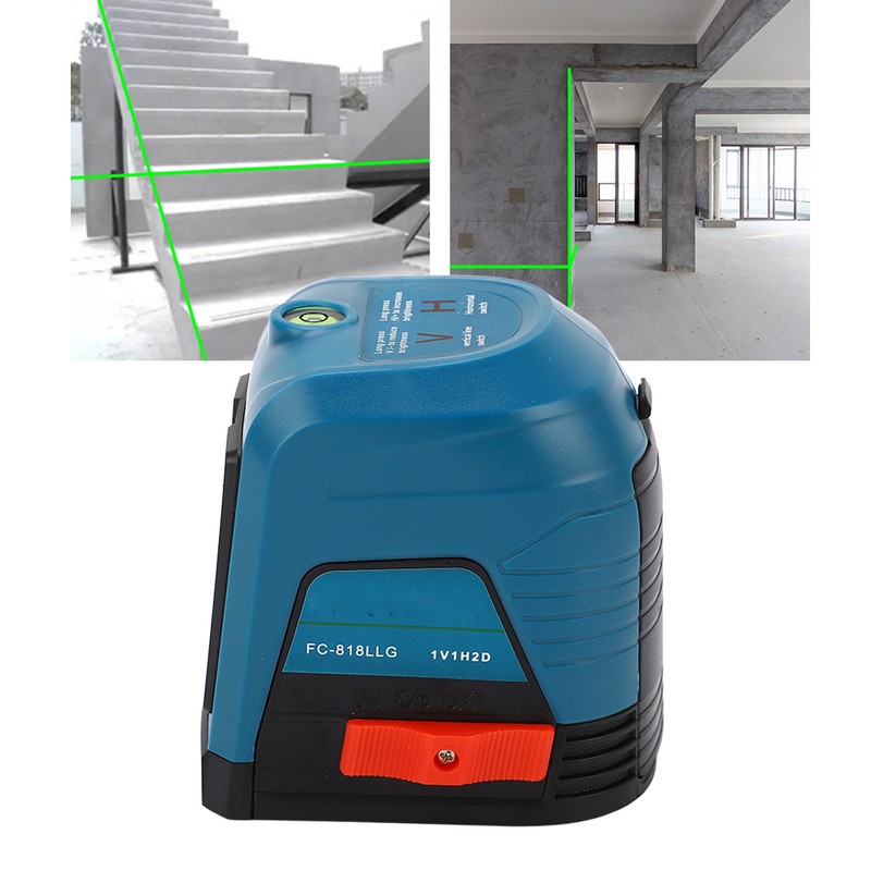 Green Laser Leveler 2 Line Mini Crossed Self Leveling Touch
