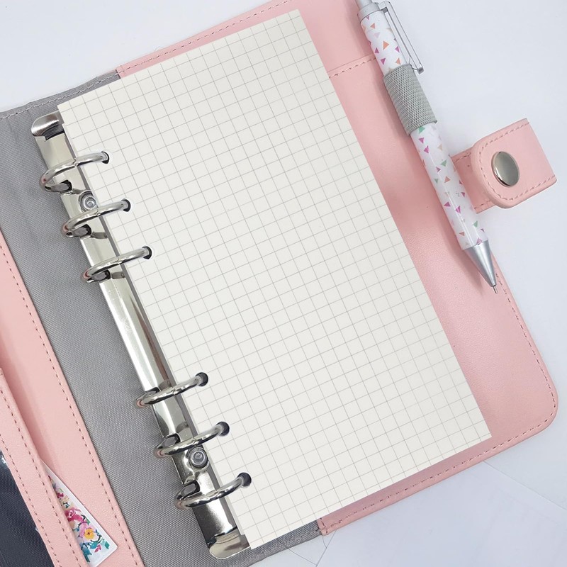 SWTYExt 3 Packs A6 Refill Paper Squared 180 Sheets 6