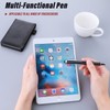 cobee Pocket Notebook Holder with Pen, Mini Leather Notepad Memo