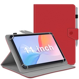 KATUMO Universal Case for All 11 inch Tablet, Folio Leather Case Compatible with Doogee U11/ U11 Pro / A9+ /TECLAST P50/ Blackview/SVITOO/Ainmel/TABWEE Tablet 11 inch, Portable Cover with PenHolder