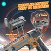 EREBJENH Cool Muzzle Flame Electric Water Gun Toy for Kids