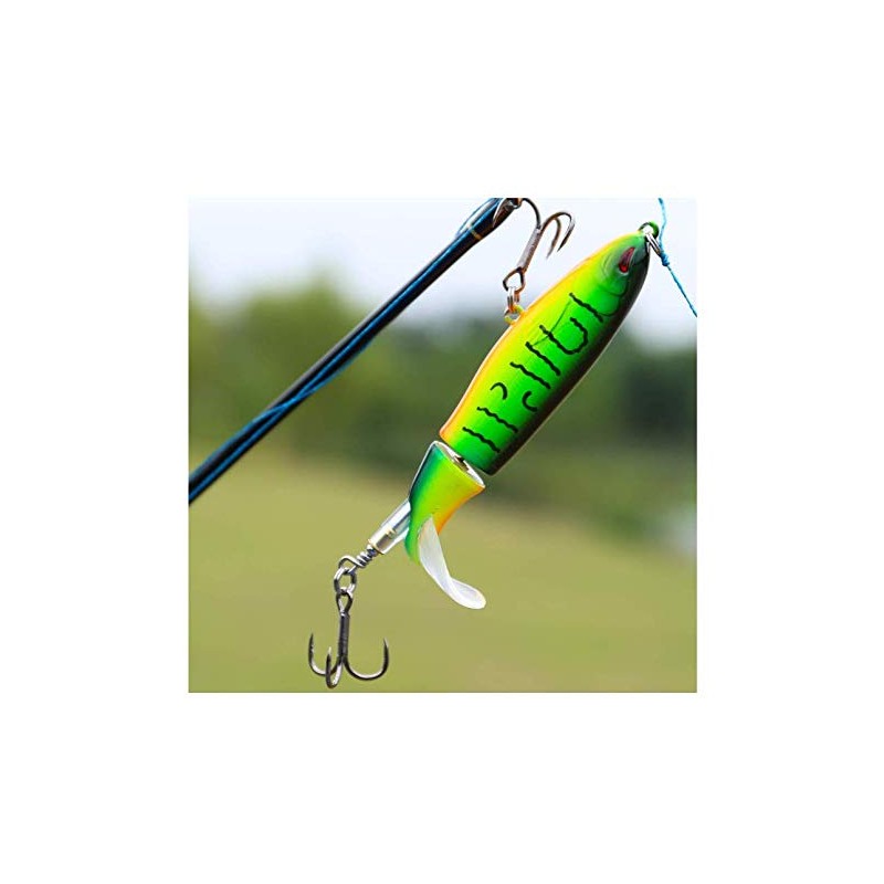 Artificial Bait Fishing Lure Wobbler Set Pencil Whopper Plopper Swimbait