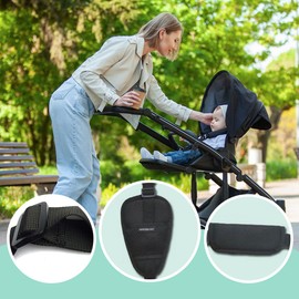 JRYXDS 3-Point Safety Belt, Replacement Safety Belts for Baby Pram High Chair, High Chair Straps, Adjustable Convertible Straps, Multifunctional Child Safety Belt, Buggy (D)