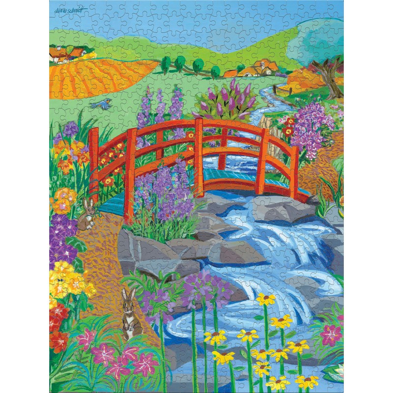 Ceaco - Red Bridge - 500 Piece Jigsaw Puzzle