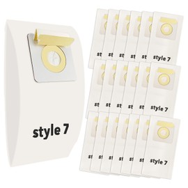 Gudotra 20 Pack Replacement Vacuum Bags Style 7 Paper Bag Fit PowerForce Uprights Vacuums 3537 3522 35221 35223 35224 35225 35226 3522R 3522X 3525 35252 3525R 3530D 3530R Replace Part 32120