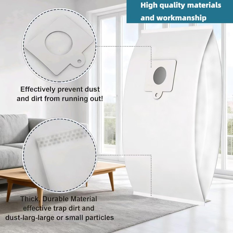 Wnhcrtd 7 Pack Fit for Kenmore Type Q/C 53292 Vacuum
