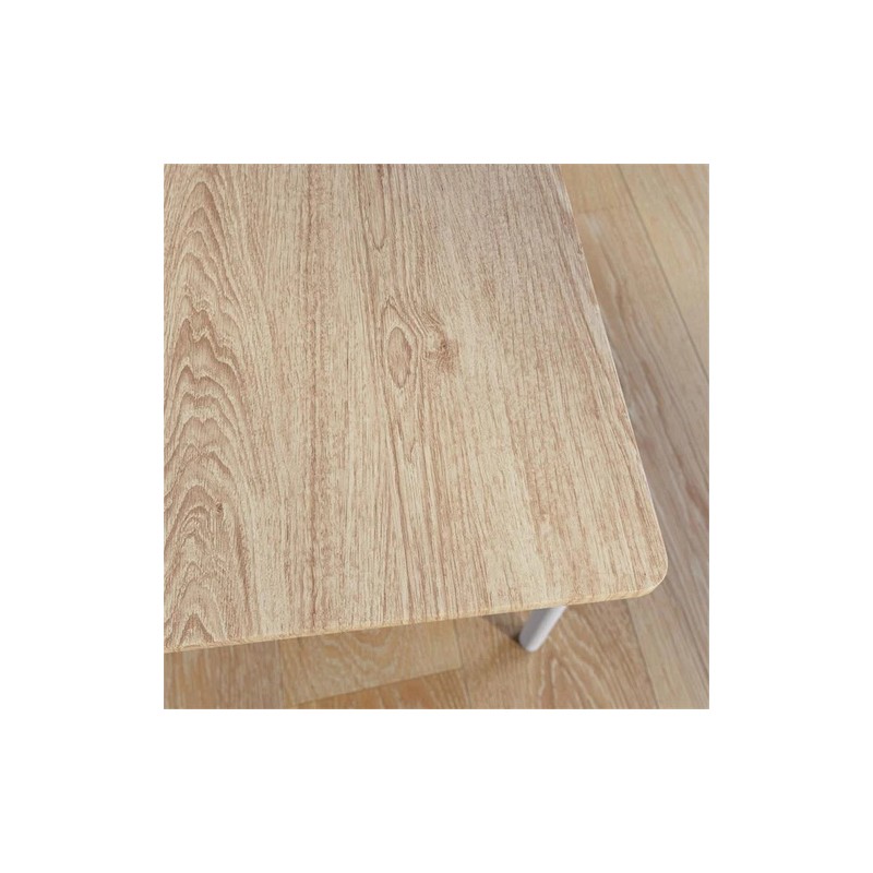 Sauder Boulevard Cafe Faux Leather Back Dining Side Chair Brown/White