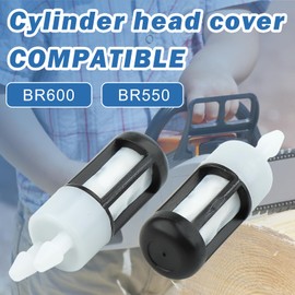 AUMEL 10 Pcs 4282-007-3600 Fuel Filter for Stihl BR600 BR550 BR500 BR700 Leaf Blower, BR600 Dual Port Fuel Filter Set 4282 007 3600, 0000 350 3514, 0000 350 3502