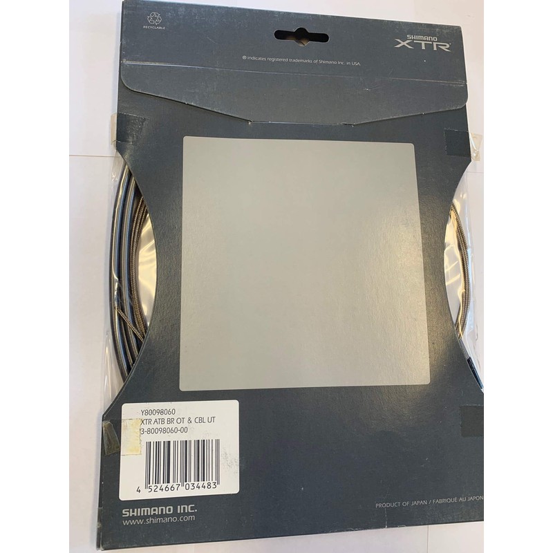 Shimano XTR ATB brake cable set, grey