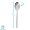 Argon Tableware Tondo Stainless Steel Teaspoons - 14cm - Pack