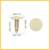 REPAIROCK 40pcs 6mm Hole Dia Plastic Bolt Rivets Fastener Trim