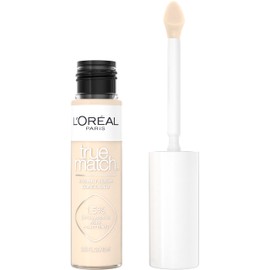 L'Oreal Paris True Match Radiant Serum Concealer, Brightening Under Eye Concealer Make Up with 1.5% Hyaluronic Acid and Caffeine, N1, 0.33 Oz