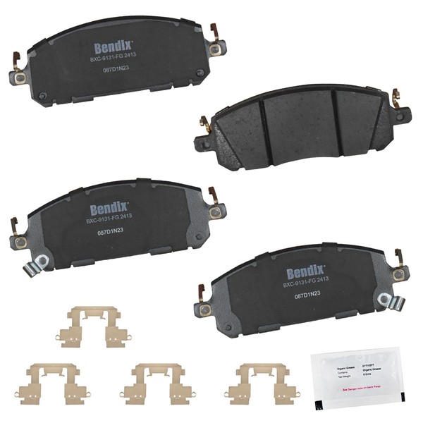 Bendix Bendix Priority1 CFC2413 Ceramic Front Brake Pads compatible with
