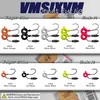 VMSIXVM Crappie Jigs with Spinner, 15 Pcs Scent Holder Underspin