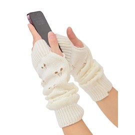 OTPEH Arm Warmers Fairy Grunge Fingerless Punk Goth Emo Gloves Y2K Accessories Cottagecore