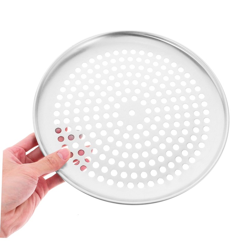 Gatuida Perforated Round Pizza Pan Multi-Function Baking Tray for Crisp