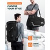 Tolaccea Sports Gym Bag for Mens Womens with Shoes Compartment