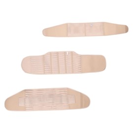 PACKOVE 3Pcs Professional Wear Resistant Belly Binder Postpartum Support Bands for Abdominal Breathable Material Convenient Belly Accessory for Moms Khaki