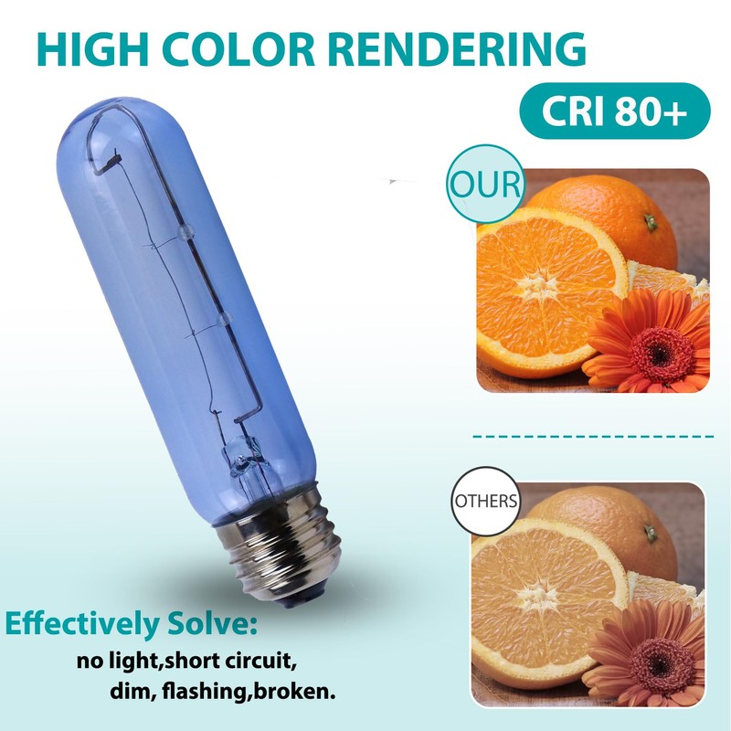 2023 Upgrade 7006999 Blue Glass Replacement Bulb Compatible with sub-Zero
