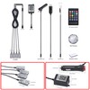 TABEN Car Ambient Lighting Kit 64 Colors RF Remote Controller