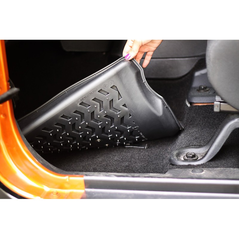 Rugged Ridge Rear Floor Liners Universal Fit | All-Terrain, Black