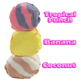 Salt Water Taffy Individually Wrapped | Tropical Berries MIX | 2 LB. (144 Pieces) Saltwater Taffy