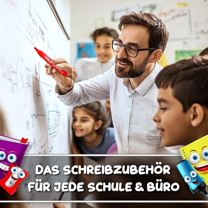 MACH MAL PAUSE - 6 x Whiteboard Marker Pens for