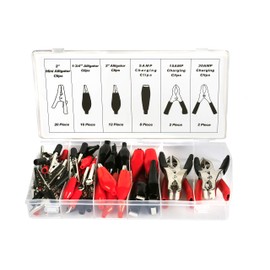 VCT 60PC PIECE ALLIGATOR CLIP/CLAMP CONNECTOR ASSORTMENT SET
