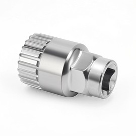 Bicycle Bottom Bracket Remover, Tool Crank Puller Remover, Bottom Bracket Tool for Bottom Bracket Disassembly, Suitable for 24 mm Square Axles, Crank Puller, Compatible with 1/2 Inch Plug Connection