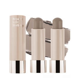 Cream Contour Stick, 2pcs Cool Toned Contour Stick Matte Finish Bronzer Stick Blendable Smooth Lightweight,Waterproof & Long Lasting Face Shaping Contouring Women Makeup for Beginners,Cruelty-free-01