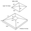 DURCOVER Gazebo Replacement Top 10x12 FT, Gazebo Canopy Replacement Cover