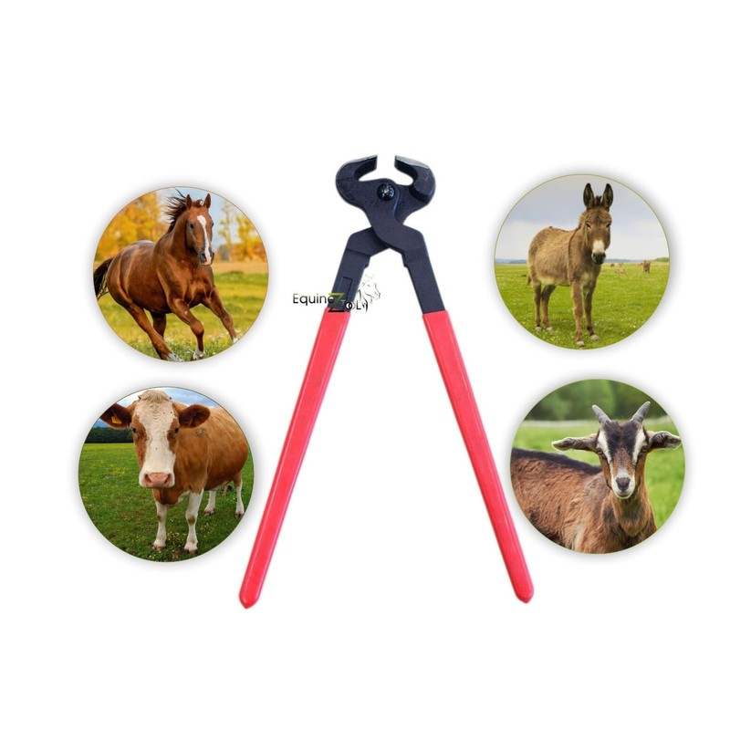 Professional 14" Hoof Nipper with PVC Covered Handle-Heavy-Duty Horse Farrier
