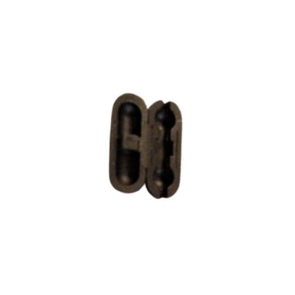 Roll Ease #10 Black Plastic Beaded Stop Chain Connectors (Fifteen)