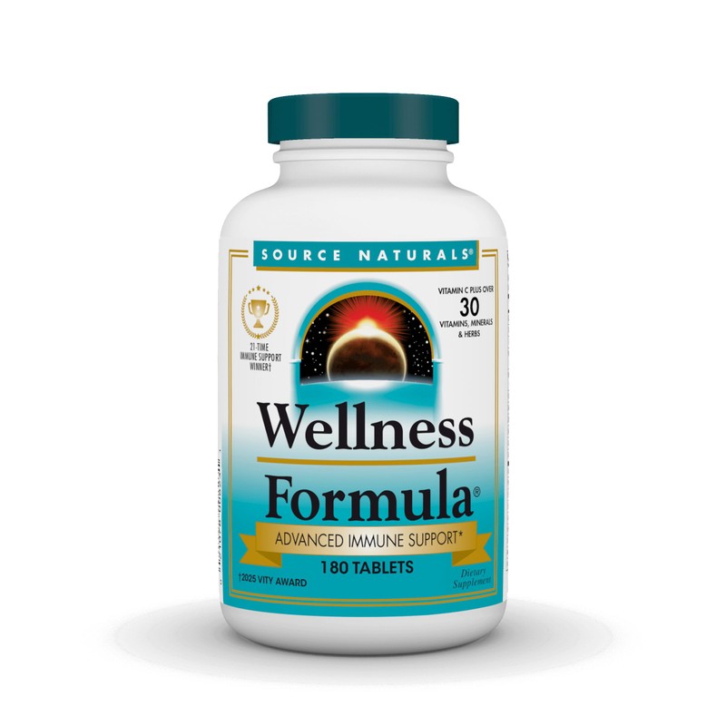 Source Naturals Wellness Formula Bio-Aligned Vitamins & Herbal Defense -