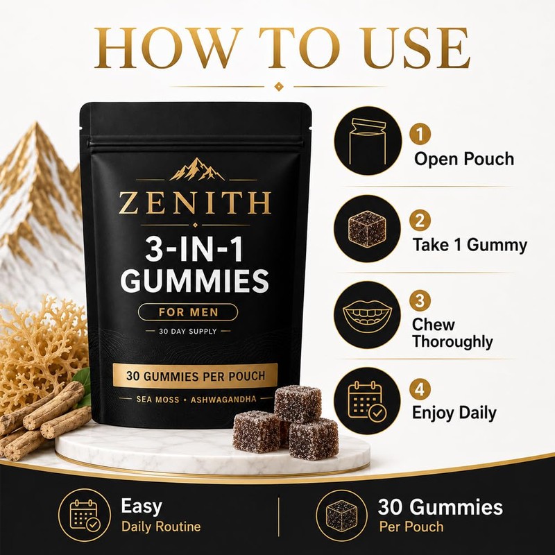 Natural Ingredients, Premium Formula, Suitable for Men