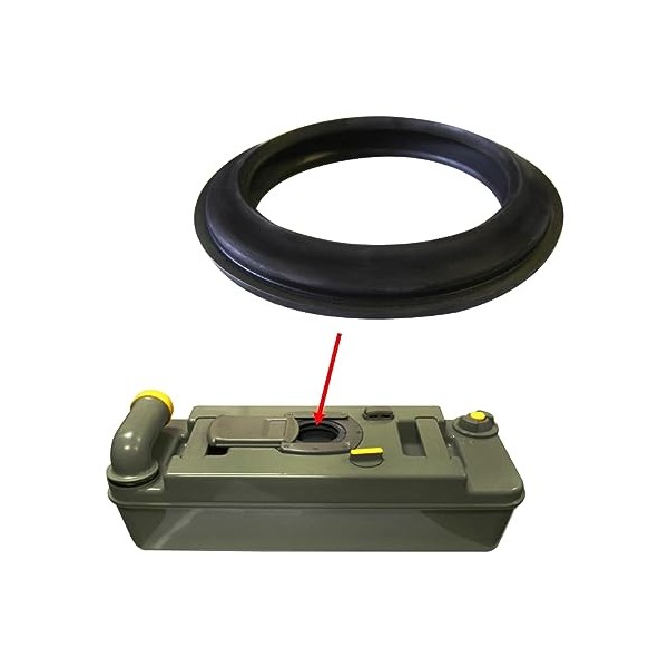 23721 Compatible with Thetford Cassette Lip Seal 110 mm for C200 C250 C400 C500 C2 C3 C4 Caravan Motorhome Toilet Waste Tanks