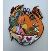 Unbranded Charizard Pokémon Ramen Bowl Embroidered Hook/Loop Morale Patch