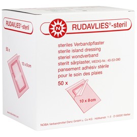 Noba Rudavlies® sterile dressing plasters, choice of sizes, pack of 50.