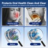 Toothbrush Covers Case San itizer and Holder with Light,Toothbrush Covers