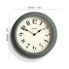 Jones Clocks® Serenity Wall Clock - Round Wall Clock -