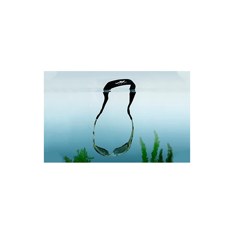 Wiley X Unisex A494 Elastic Bracelet with Rubber Tips, Black,