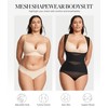 BRABIC Mesh Shapewear Bodysuit Tummy Control for Women Plus Size