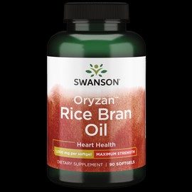 Swanson Maximum Strength Rice Bran Oil Oryzan 1,000 mg 90 Softgels