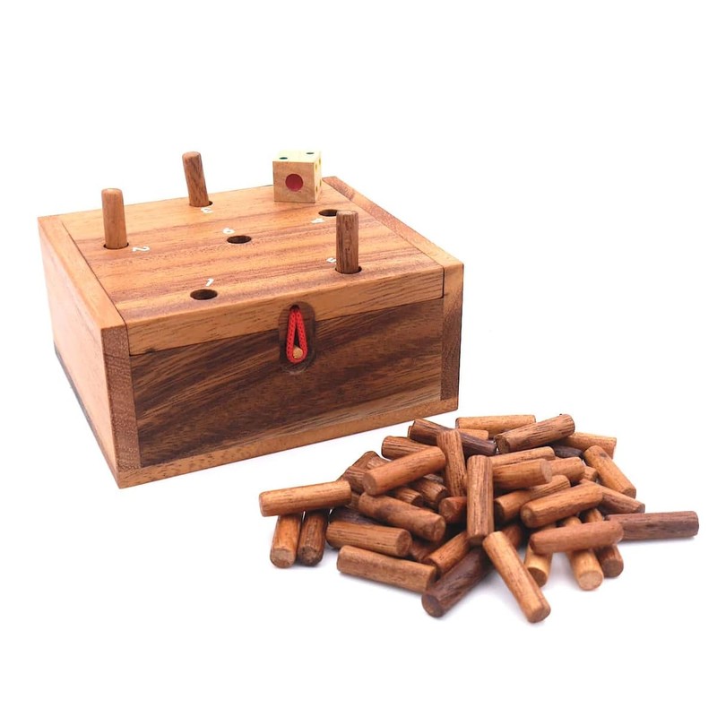ROMBOL Endlich die 6 (Finally the 6), wooden game, Super